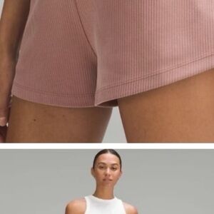 Lululemon Softstreme Shorts in Twilight Rose